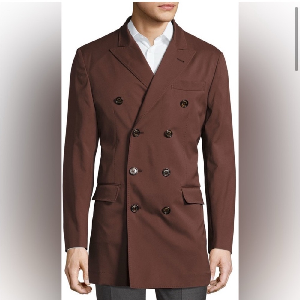 Brunello Cucinelli Double Breasted Nylon Jacket